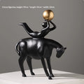 Modern Light Luxury Home Decor Art Ornament for Stylish Living Rooms