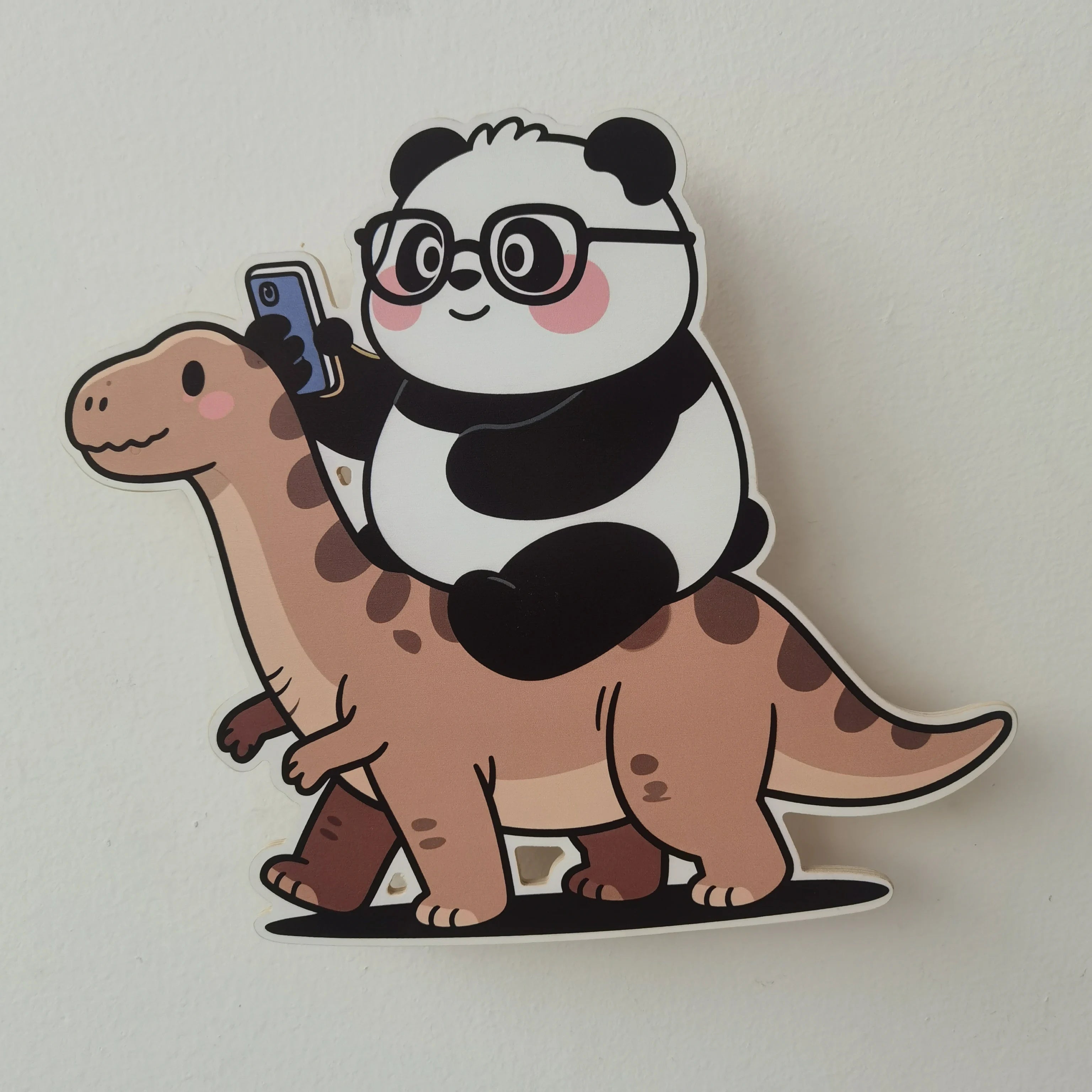Cute Panda Wall Light for Kids Room Decoration