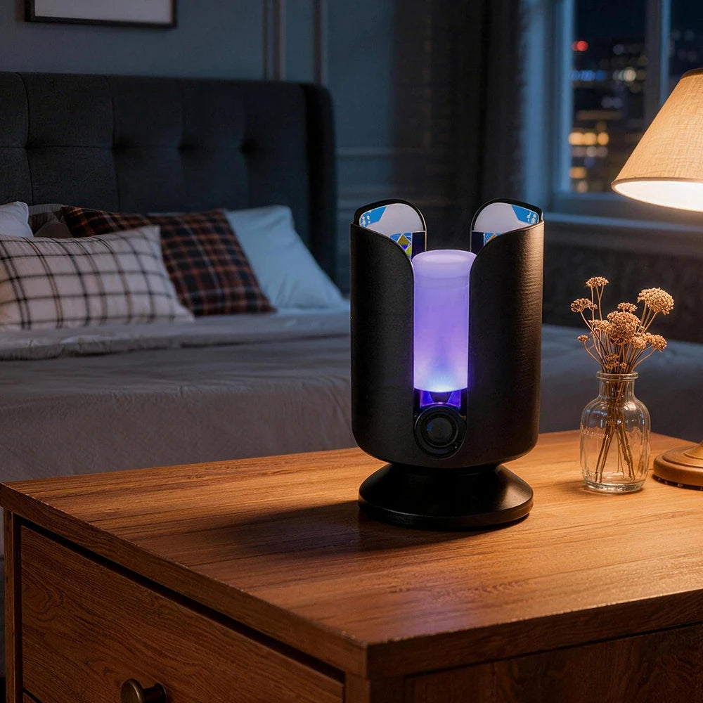 Rechargeable Mosquito Trap with UV Light for Safe Indoor Protection